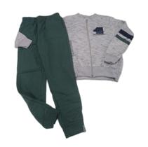 Conjunto infantil de moletom flanelado elian menino 4-6-8