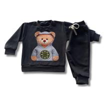 Conjunto Infantil de Moletom Grosso de Frio Bebê Conjunto Infantil de Moletom Grosso de Frio Bebê