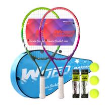 Conjunto Infantil de Raquetes de Tênis WOED BATENS 19-25" Kit Júnior Conjunto Infantil de Raquetes de Tênis WOED BATENS 19-25" Kit Júnior