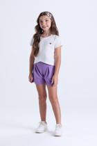 Conjunto Infantil de Verão Cropped Transpassado Conjunto Infantil de Verão Cropped Transpassado