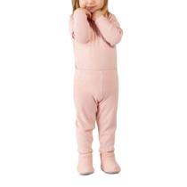 Conjunto Infantil Dedeka Melange Canelado Longo Rosa Pérola