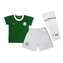 Conjunto infantil do palmeiras kit artilheiro verde