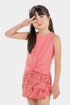 Conjunto Infantil e Juvenil Menina Regata e Short Saia Elian