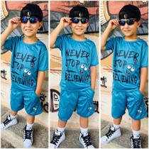 Conjunto Infantil e Juvenil Verão Menino Masculino 1 ao 12 Anos Modelo novo