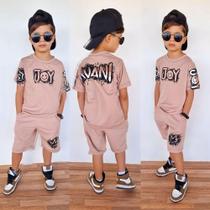 Conjunto Infantil e Juvenil Verão Menino Masculino 1 ao 12 Anos Modelo novo