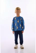 Conjunto Infantil Em Moletom Pinguim Up Baby Conjunto Infantil Em Moletom Pinguim Up Baby