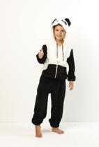 Conjunto infantil em plush inverno luxo - Panda - Gatinha