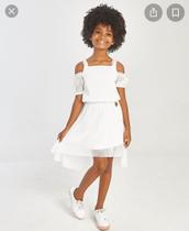 Conjunto Infantil em Tule com Forro Off white