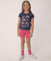 Conjunto Infantil Estampa Arco-ìris Marisa Tam 4 a 10-00052