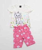 Conjunto Infantil Estampa Flores Marie Disney Tam 1 a -66200 Conjunto Infantil Estampa Flores Marie Disney Tam 1 a -66200