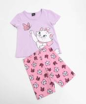 Conjunto Infantil Estampa Flores Marie Disney Tam 1 a -92083