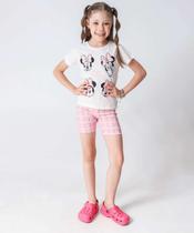 Conjunto Infantil Estampa Minnie Disney Tam 4 a 10 Ros-97057 Conjunto Infantil Estampa Minnie Disney Tam 4 a 10 Ros-97057