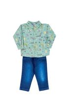 Conjunto Infantil Estampado Linho Vigat