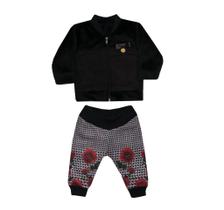 Conjunto Infantil Estampado Preto Sonho Mágico