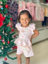 Conjunto infantil estampado tamanho 2 anos