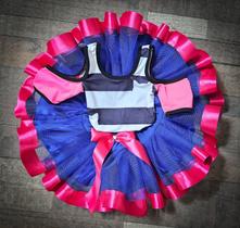 Conjunto Infantil Fantasia Body e Saia de Tule Temática A Casa Mágica da Gabby