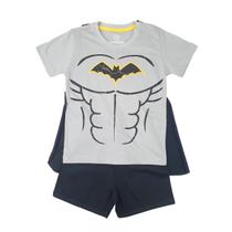 Conjunto Infantil Fantasia Menino Morcego com Capa Carnaval Minideia Conjunto Infantil Fantasia Menino Morcego com Capa Carnaval Minideia