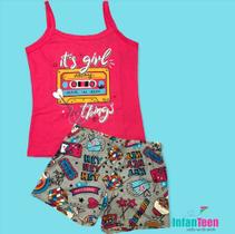 Conjunto infantil fem veste tam 08 anos