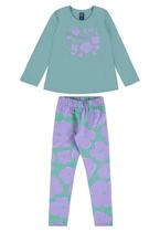 Conjunto Infantil Feminina com Blusa e Calça Bee Loop