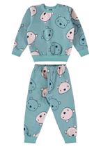 Conjunto Infantil Feminina com Blusão e Calça Bee Loop