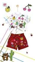 Conjunto Infantil feminino 100 Algodão Doçura Encantada