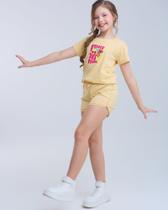 Conjunto Infantil feminino Básico 100% Algodão