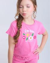 Conjunto Infantil feminino Básico 100% Algodão