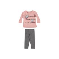 Conjunto Infantil Feminino Blusa+Calça Elian 1