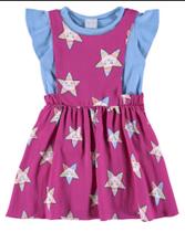 Conjunto Infantil Feminino Blusa e Salopete Malwee Kids