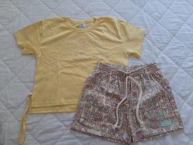 Conjunto Infantil Feminino Blusa e Shorts Abrange Conjunto Infantil Feminino Blusa e Shorts Abrange