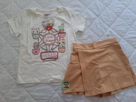 Conjunto Infantil Feminino Blusa e Shorts Abrange Conjunto Infantil Feminino Blusa e Shorts Abrange