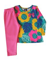 Conjunto Infantil Feminino Blusa ML + Calça Pipa Conjunto Infantil Feminino Blusa ML + Calça Pipa