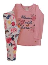 Conjunto Infantil Feminino Blusa ML + Legging Colorittá Conjunto Infantil Feminino Blusa ML + Legging Colorittá
