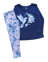 Conjunto Infantil Feminino Blusa ML + Legging Pipa Conjunto Infantil Feminino Blusa ML + Legging Pipa
