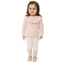 Conjunto Infantil Feminino Blusão de Frio Legging Térmica Conjunto Infantil Feminino Blusão de Frio Legging Térmica