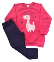 Conjunto Infantil Feminino Blusão + Legging Molecotton Kely & Kety Conjunto Infantil Feminino Blusão + Legging Molecotton Kely & Kety