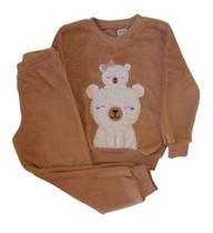 Conjunto Infantil Feminino Blusão ML + Calça TileeSul Conjunto Infantil Feminino Blusão ML + Calça TileeSul
