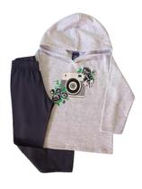 Conjunto Infantil Feminino Blusão ML + Legging Pipa Conjunto Infantil Feminino Blusão ML + Legging Pipa