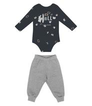 Conjunto infantil feminino body e calça rovitex kids