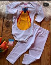 Conjunto Infantil Feminino Branco tamanho 1 mês