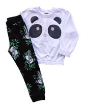 Conjunto Infantil Feminino Casaco ML + Calça Nanai