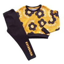 Conjunto Infantil Feminino Casaco ML + Legging Nanai