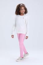 Conjunto Infantil Feminino de Inverno Moletom com Babado em Tule Conjunto Infantil Feminino de Inverno Moletom com Babado em Tule