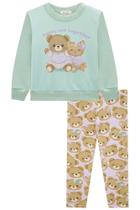 Conjunto Infantil Feminino De Moletinho Com Legging Marca Kukiê K15 Conjunto Infantil Feminino De Moletinho Com Legging Marca Kukiê K15
