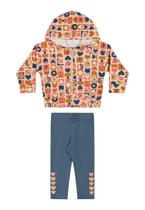 Conjunto Infantil Feminino Elian Jaqueta e Legging Conjunto Infantil Feminino Elian Jaqueta e Legging