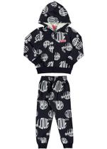 Conjunto infantil feminino jaqueta e calça girl milli&nina - tam 02 Conjunto infantil feminino jaqueta e calça girl milli&nina - tam 02