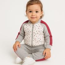 Conjunto Infantil Feminino Jaqueta e Calça Moletom - Abrange Conjunto Infantil Feminino Jaqueta e Calça Moletom - Abrange