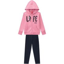 Conjunto Infantil Feminino Jaqueta + Legging Kyly