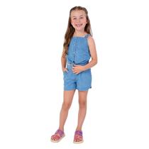 Conjunto Infantil Feminino Jeans Confort Verão 3072