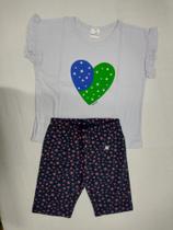 Conjunto infantil feminino legging e camisetinha. Conjunto infantil feminino legging e camisetinha.